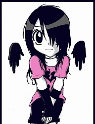 Fryzury Średnie Alternatywne EMO - 116899