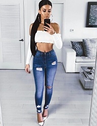 Moda Spodnie Jeansy - 3261907