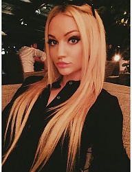 Fryzury Długie Na co dzień Proste Rozpuszczone Blond - 3050446