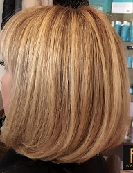 Fryzury Średnie Na co dzień Proste Rozpuszczone Blond - 3128767