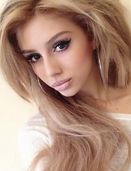 Fryzury Długie Na co dzień Proste Rozpuszczone Blond - 2345381