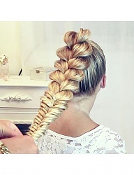 Fryzury Długie Na co dzień Proste Warkocze Blond - 3045080
