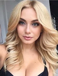 Fryzury Średnie Na co dzień Kręcone Rozpuszczone Blond - 3120147