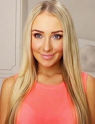 Fryzury Długie Na co dzień Proste Rozpuszczone Blond - 2972169