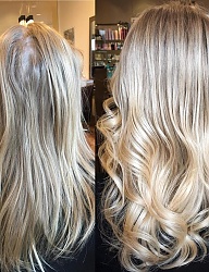 Fryzury Długie Na co dzień Proste Rozpuszczone Blond - 3267585