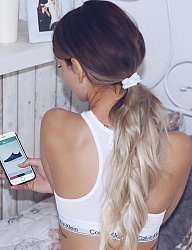 Fryzury Średnie Na co dzień Proste Upięcie - 3071049