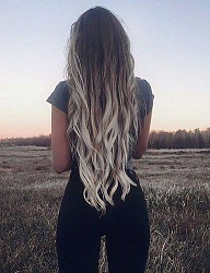 Fryzury Długie Na co dzień Kręcone Rozpuszczone - 3072797