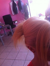 Fryzury Średnie Na co dzień Proste Upięcie Blond - 2107068