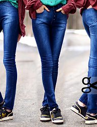 Moda Spodnie Jeansy - 1513777