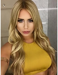 Fryzury Długie Na co dzień Kręcone Rozpuszczone Blond - 2998009
