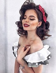 Fryzury Średnie Na co dzień Kręcone - 3272003