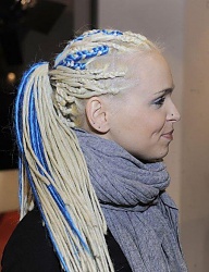 Fryzury Długie Alternatywne Dredy Blond - 1455624