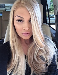 Fryzury Długie Na co dzień Kręcone Rozpuszczone Blond - 3016793