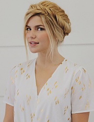 Fryzury Długie Na co dzień Proste Warkocze Blond - 2988581