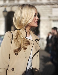 Fryzury Długie Na co dzień Proste Upięcie Blond - 2090993