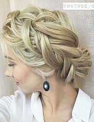 Fryzury Długie Na co dzień Kręcone Upięcie Blond - 3106630