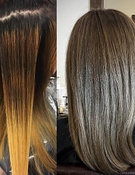 Fryzury Średnie Na co dzień Proste Rozpuszczone Blond - 3268468