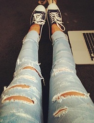 Moda Spodnie Jeansy - 1474414