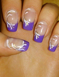 Paznokcie Naturalne French Kwadratowe - 3056343