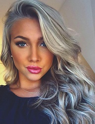 Fryzury Długie Na co dzień Kręcone Rozpuszczone Blond - 3072367