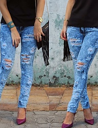 Moda Spodnie Jeansy - 2618794