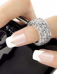 Paznokcie French Kwadratowe - 2963720