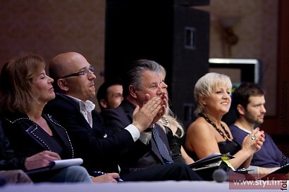 Jury; od lewej: Teresa Rosati, Vito Casetti, Emilian Kamiński, Halina Rostkowska-Niemczyk, Maciej Wróblewski