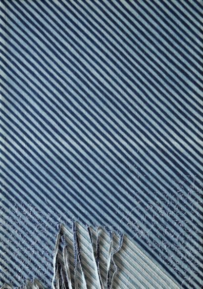 Kristina Sekerova, tkanina „Denim Patterns” (Słowacja)