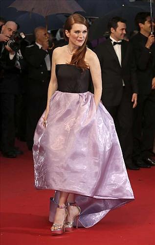 Julianne Moore na festiwalu w Cannes.