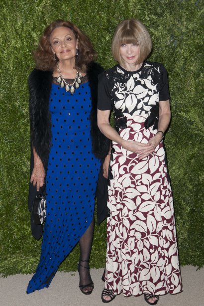 Diane von Furstenberg i Anna Wintour