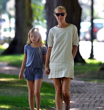 Gwyneth Pathrow i jej córka Apple (Jabłko)
