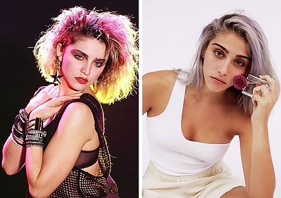 Madonna (25 lat) oraz Lourdes Ciccone Leon (17lat)