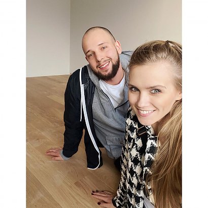 Pod koniec listopada Kaczorowska pokazała podłogę w swoim nowym domu.