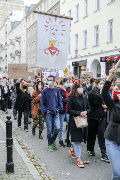 Strajk Kobiet w Warszawie - 7 dzień