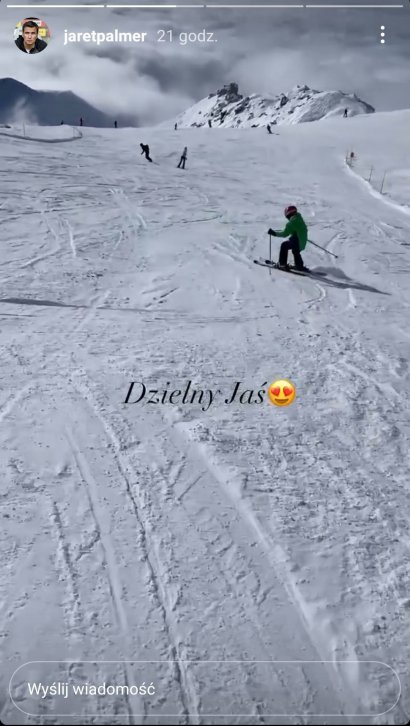 Bieniuk pokazał, jak jego najmłodszy syn, 10-letni Jan zjeżdża na nartach!