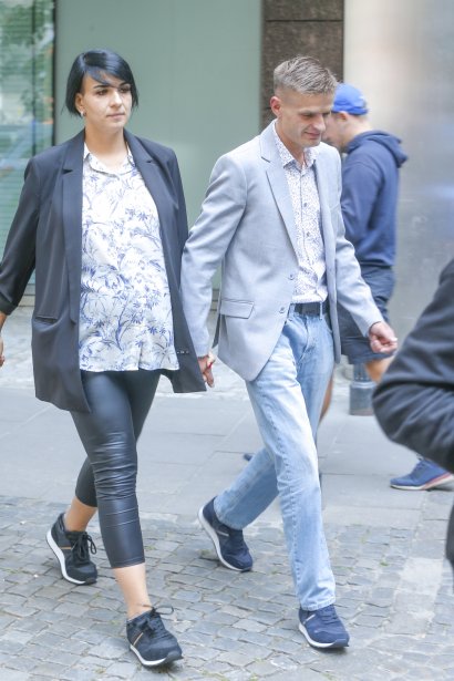 Tomasz Komenda ze swoją narzeczoną Anną Walter we wrześniu 2020 roku