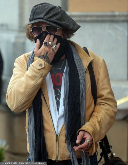 Johnny Depp podczas 68. Festiwalu Filmowego w San Sebastian.