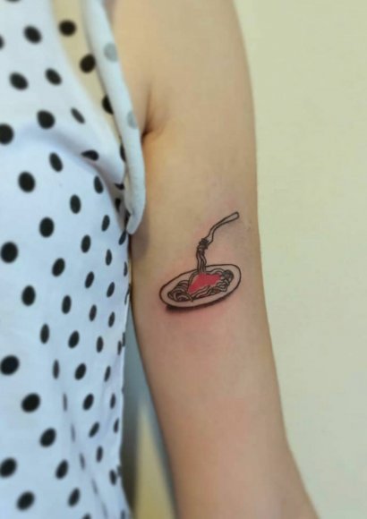 Food tattoo - coś dla miłośników jedzenia i tatuaży! Zobacz te smaczne tatuaże!