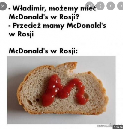 Rosjanie znaleźli zamiennik ogólnoświatowego McDonalda. To wszystko po tym, jak...