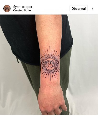 tatuaż oko