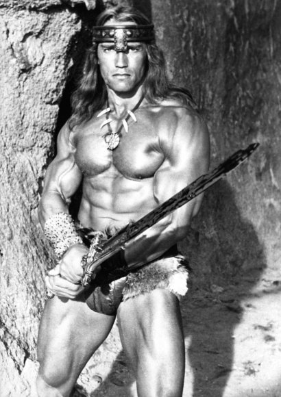 Pierwszy film Arnolda - „Conan Barbarzyńca”...