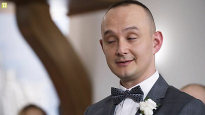 Maciej na swoim ślubie wybuchał nerwowym śmiechem.