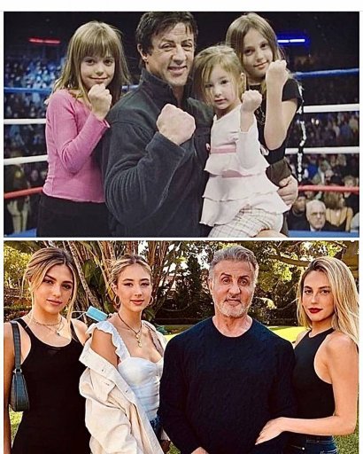 Sylvester Stallone ma trzy córki. Najstarsza ma 26 lat.
