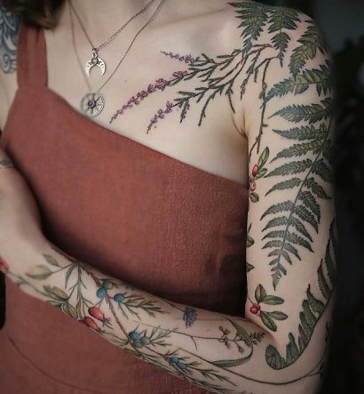 #bohotattoo - tatuaż boho. Oto piękne i bardzo kobiece wzory 2022 roku!