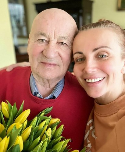 Katarzyna Zielińska z tatą
