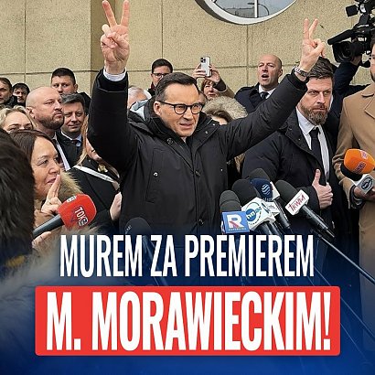 plakat polityków PiS